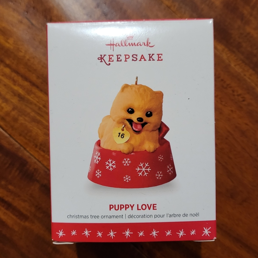 Hallmark Puppy Love 2016 Ornament